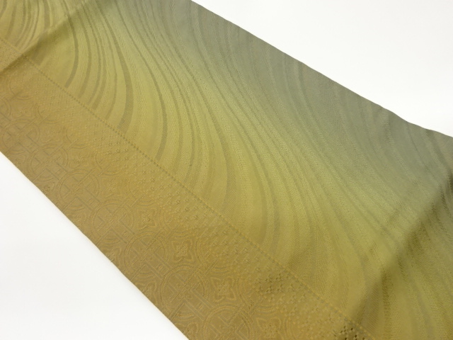 JAPANESE NAGOYA OBI / WOVEN WAVY STRIPE